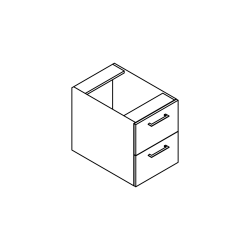 due cassetti